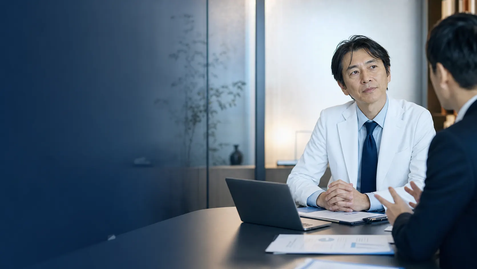 診療に向き合う日本人医師