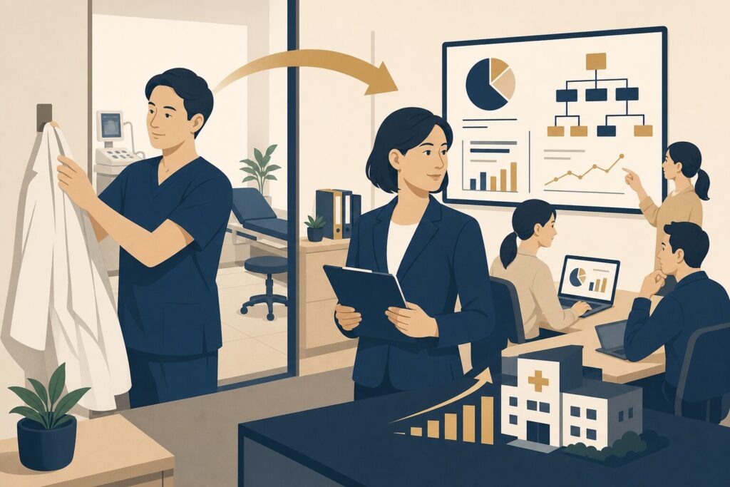 院長が白衣を脱いだあとに始まる仕事｜医療機関にCOOが必要な理由