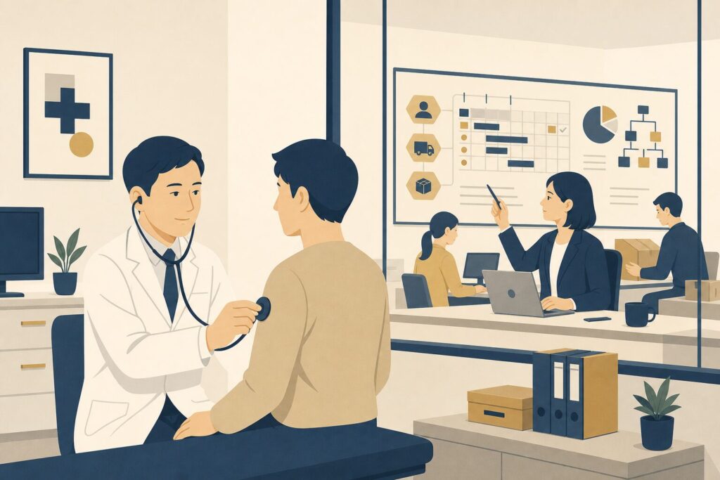 「提案だけで終わった」と気づいた院長へ|医療経営代行が変える診療と経営の分離